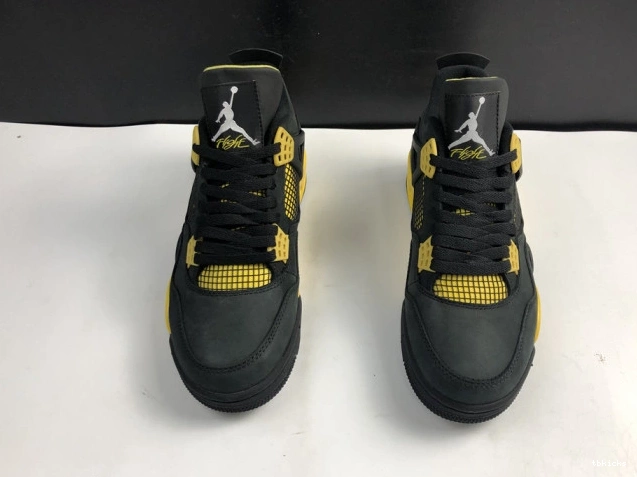 Rep TB Air 4 Retro Jordan Thunder 308497-008 0710